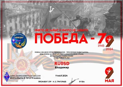 Поздравляем с 79-летием победы в Великой Отечественной войне!
