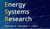 Issue 1, 2021 of Energy Systems Research journal is published Issue 1, 2021 of Energy Systems Research journal is published